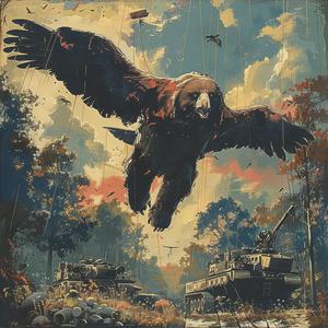 poster  movie  bear  tank  chromolithography  vintage  art  illustration  graphic  design 1059752