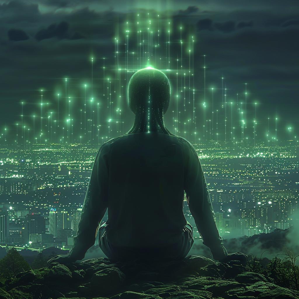 lifestyle  cyborg  surreal  glow  mountain  lights  focus  unusual  art  photo 963045