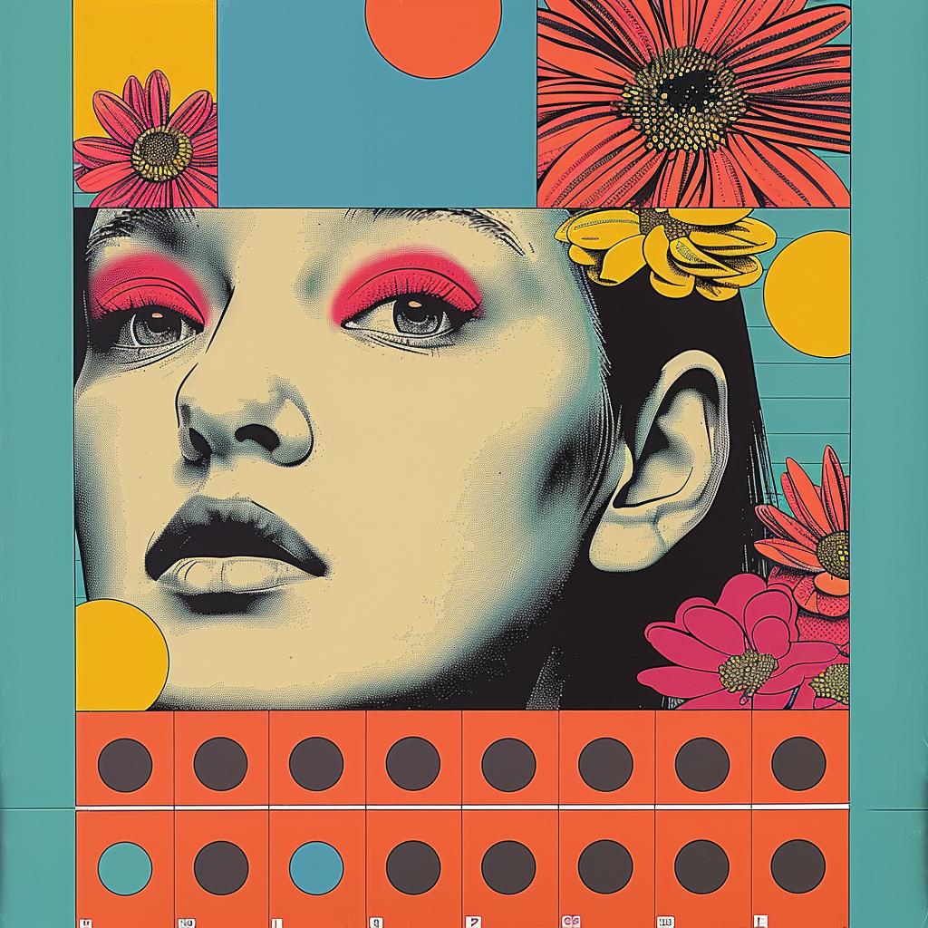 abstract  impressionism  collage  poster  woman  flowers  Rauschenberg  Obey  graphic  design 967936
