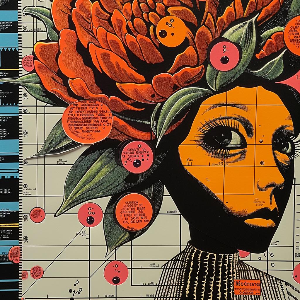 collage  abstract  impressionism  Rauschenberg  graphic  design  woman  flowerpunk  colorful  creative 950722