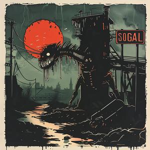 album  cover  monster  surreal  artwork  symbolist  background  colorful  creative  fantastical 1080037