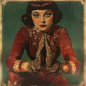 قفازات نسائية، رسم، لون حجري، فن، رسم توضيحي، تصميم بورتريه، شخصية أنثوية 1050758