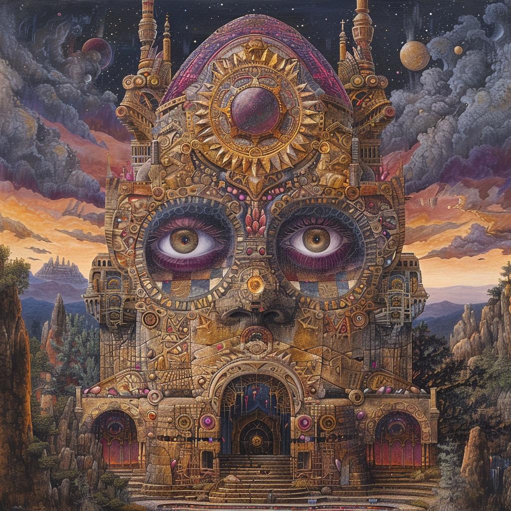 surreal  album  cover  occult  technicolor  naturalistic  spiritual  terror  Thomas  Ascott 976218