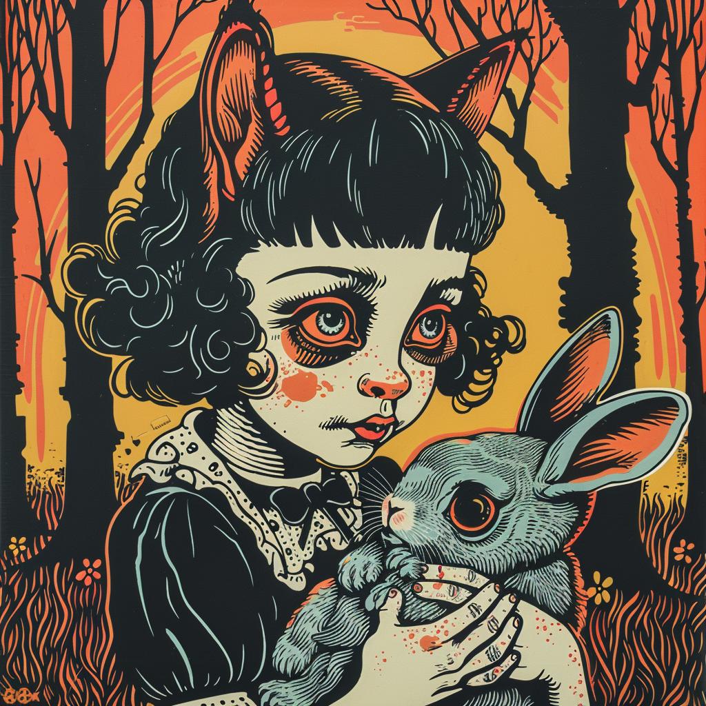 girl  rabbit  naturalistic  spiritual  terror  occult  introspective  dark  arts  woods 926251
