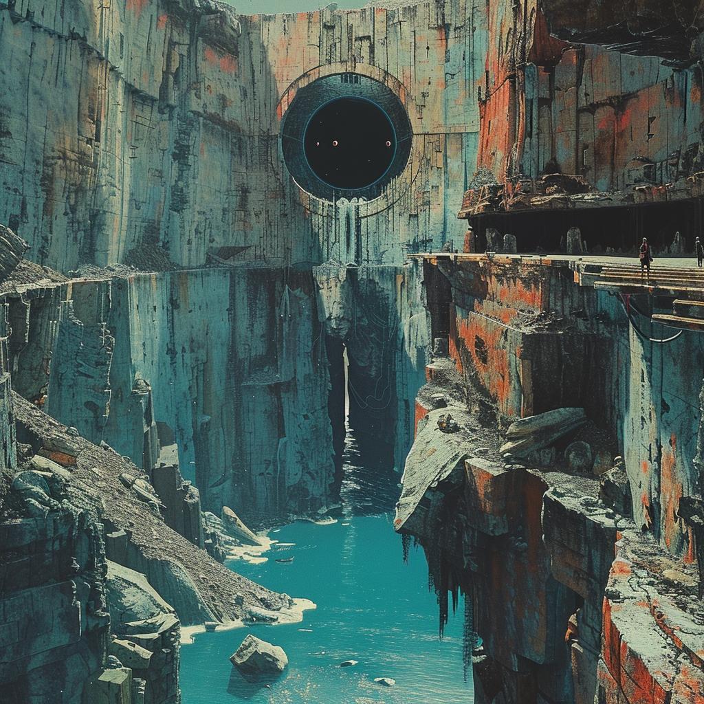 surreal  album  cover  introspective  naturalistic  spiritual  terror  occult  technicolor  tunnel 974258