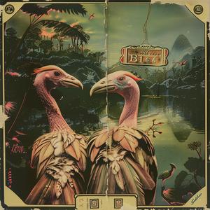 birds  poster  standing  painting  chromolithography  art  nature  colorful  wildlife  display 1037873