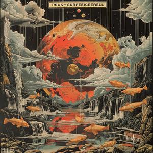 surreal  album  cover  disintegration  Risograph  Symbolist  hyper-realistic  art  band  creative 1078316