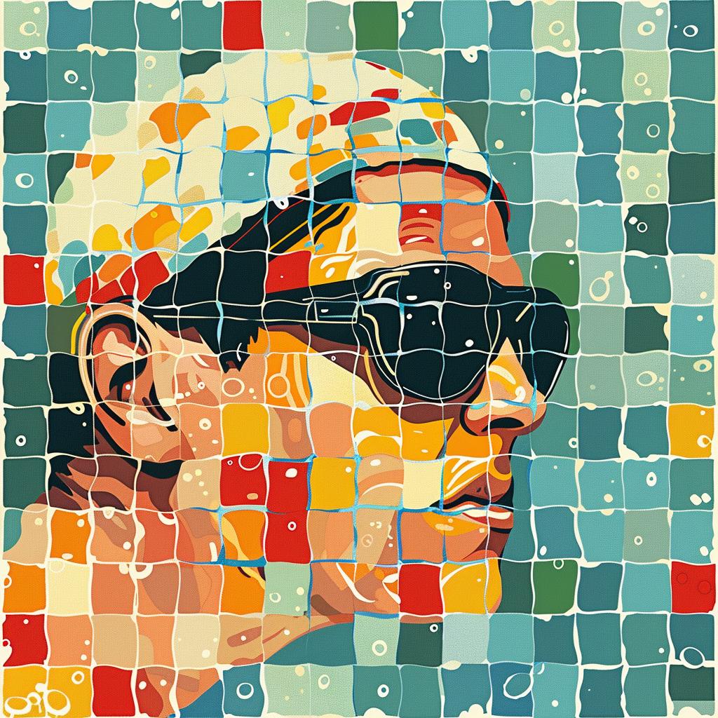 surreal  album  cover  mosaic  man  sunglasses  colorful  art  creative  splash 977158