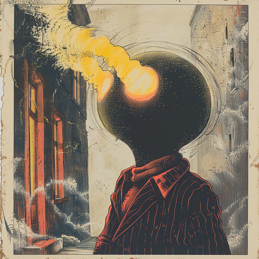 Japan  horror  poster  cyborg  surreal  glow  volumetric  natural  colors  art 917908