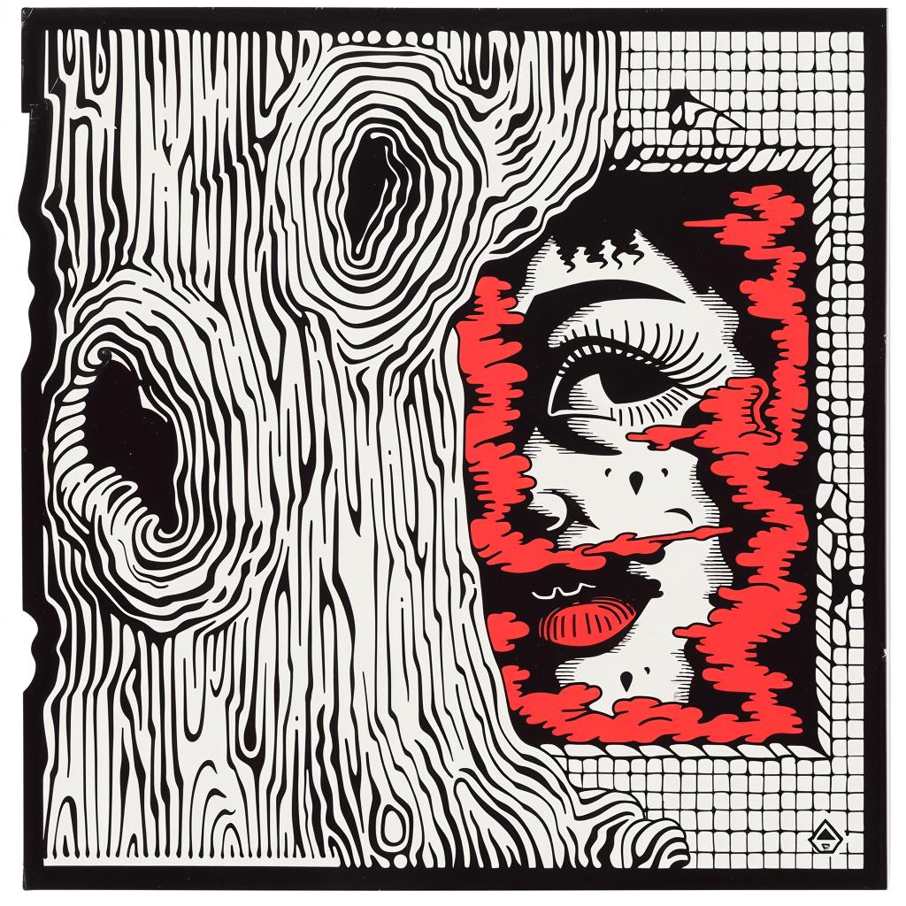 woman  face  tree  poster  horror  black  white  drawing  design  minimalism 1020204