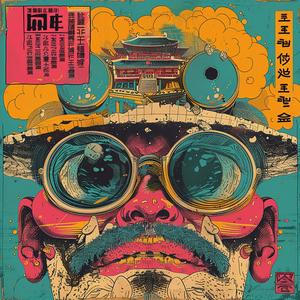surreal  album  cover  poster  art  symbolist  screenprinting  hyper-realistic  film  design 1063870