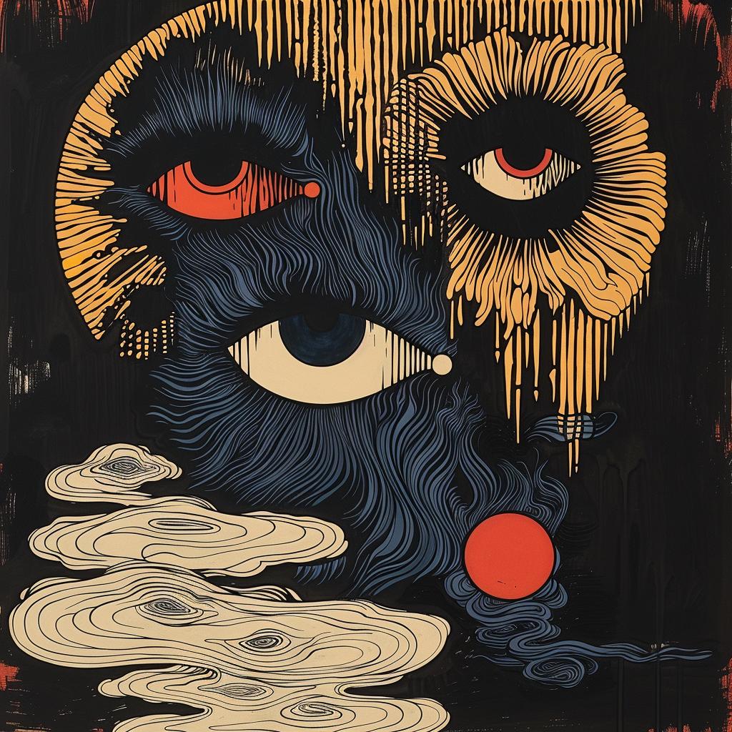 provocative  Milton  Glaser  naturalistic  spiritual  terror  occult  eye  clouds  dark 936280