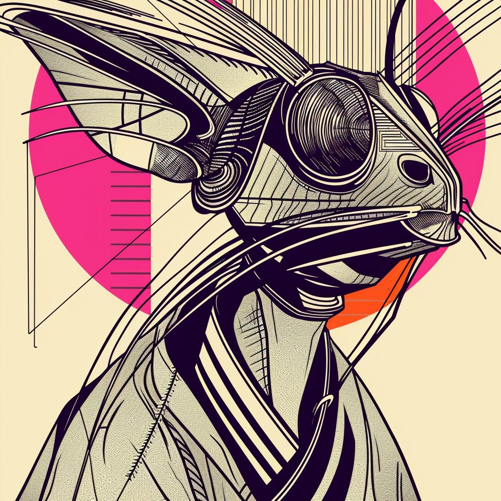 surreal  digital  art  album  cover  hyper-realistic  symbolist  screenprinting  challenge  insect 939569