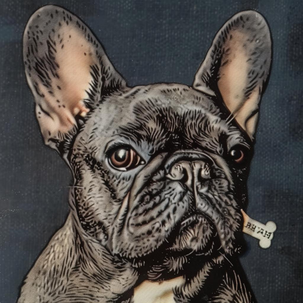 dog  frenchbulldog  cigarette  painting  pet  humorous  portrait  colorful  cute  stylized 942294