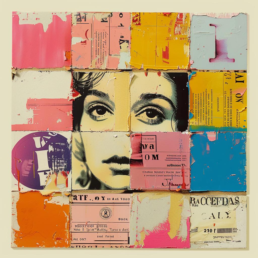 collage  colorful  paper  woman  face  art  expression  abstract  mixed  texture 1015590