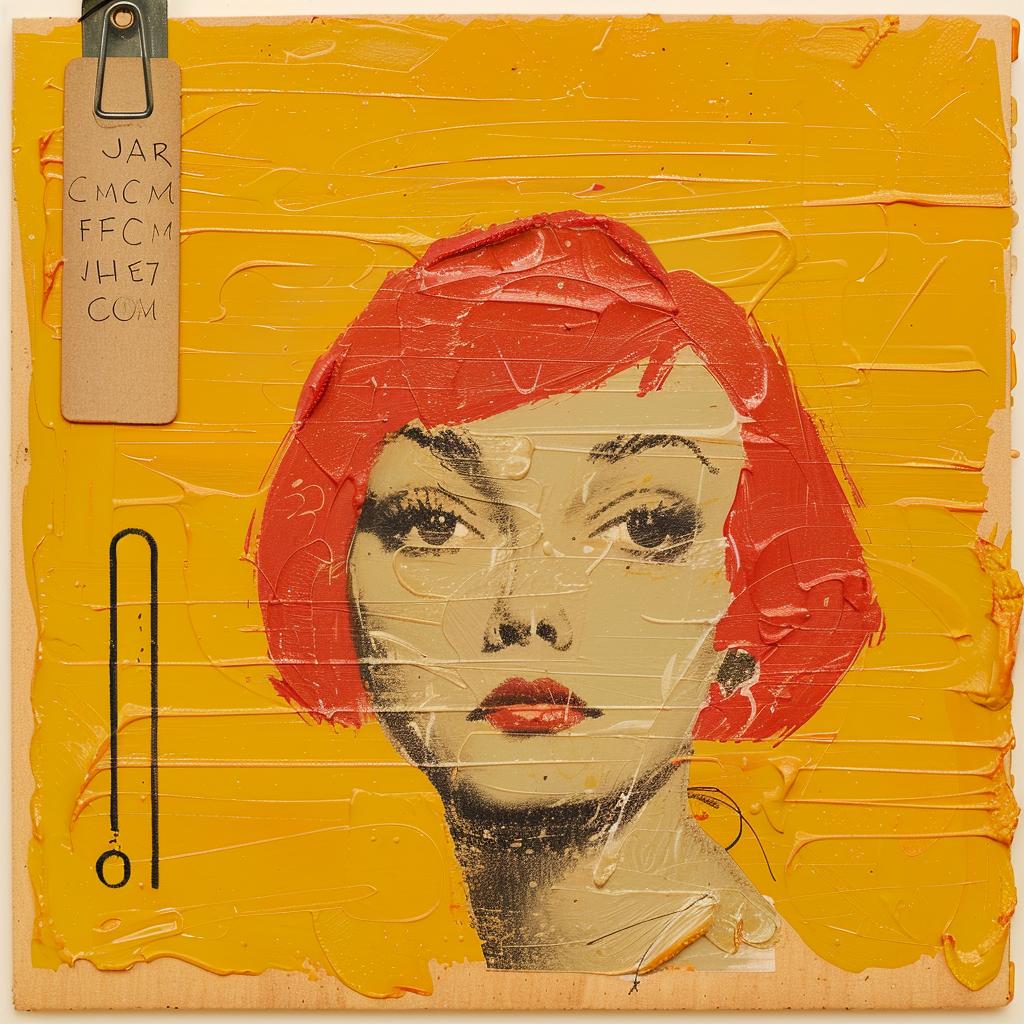 encaustic  impasto  portrait  woman  hair  art  colorful  palette-knife  abstract  vibrant 1016274
