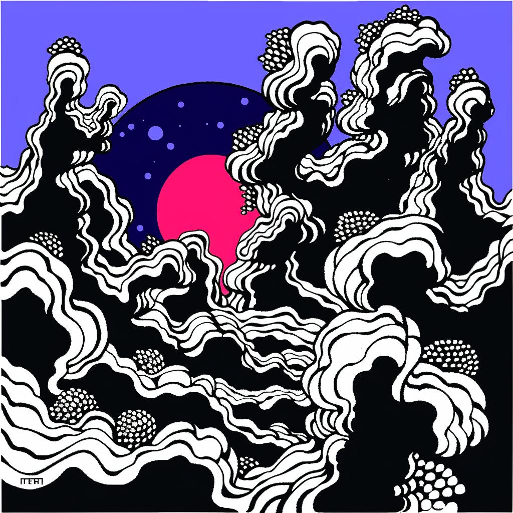 moon  sky  clouds  landscape  X-ray  fine  details  art  space  abstract 1021357