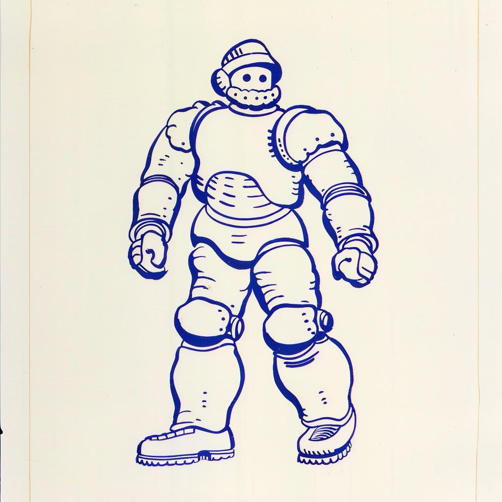 robot  drawing  blue  ink  sketch  futuristic  design  character  illustration  art 941020