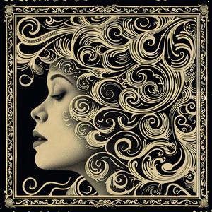 girl  golden  curls  surreal  album  Koloman  Moser  screenprinting  artistic  unique 1079613