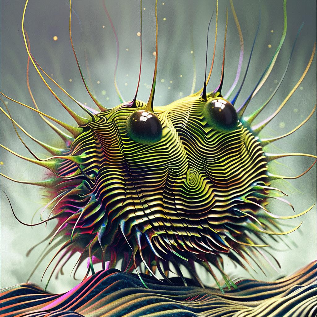 creature  digital  art  pufferfish  vibrant  marine  colorful  surreal  whimsical  abstract 967409