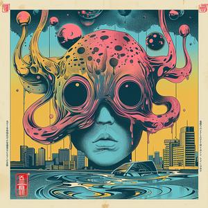surreal  movie  poster  city  dead  Risograph  symbolist  hyper-realistic  screenprinting  Mitsumasa 1079988