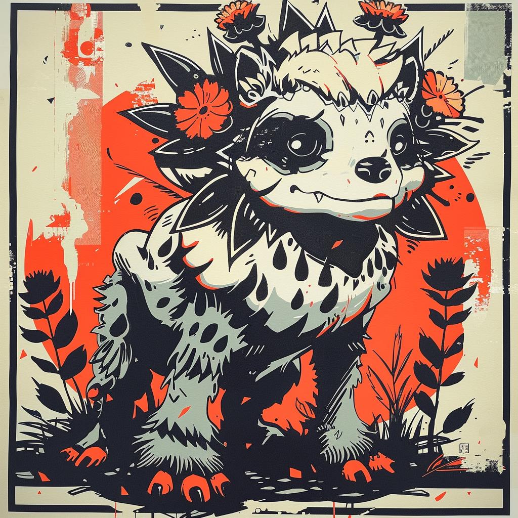 mythical  creature  hybrid  animal  fantastical  flower  unique  exploration  blend  nature 941255