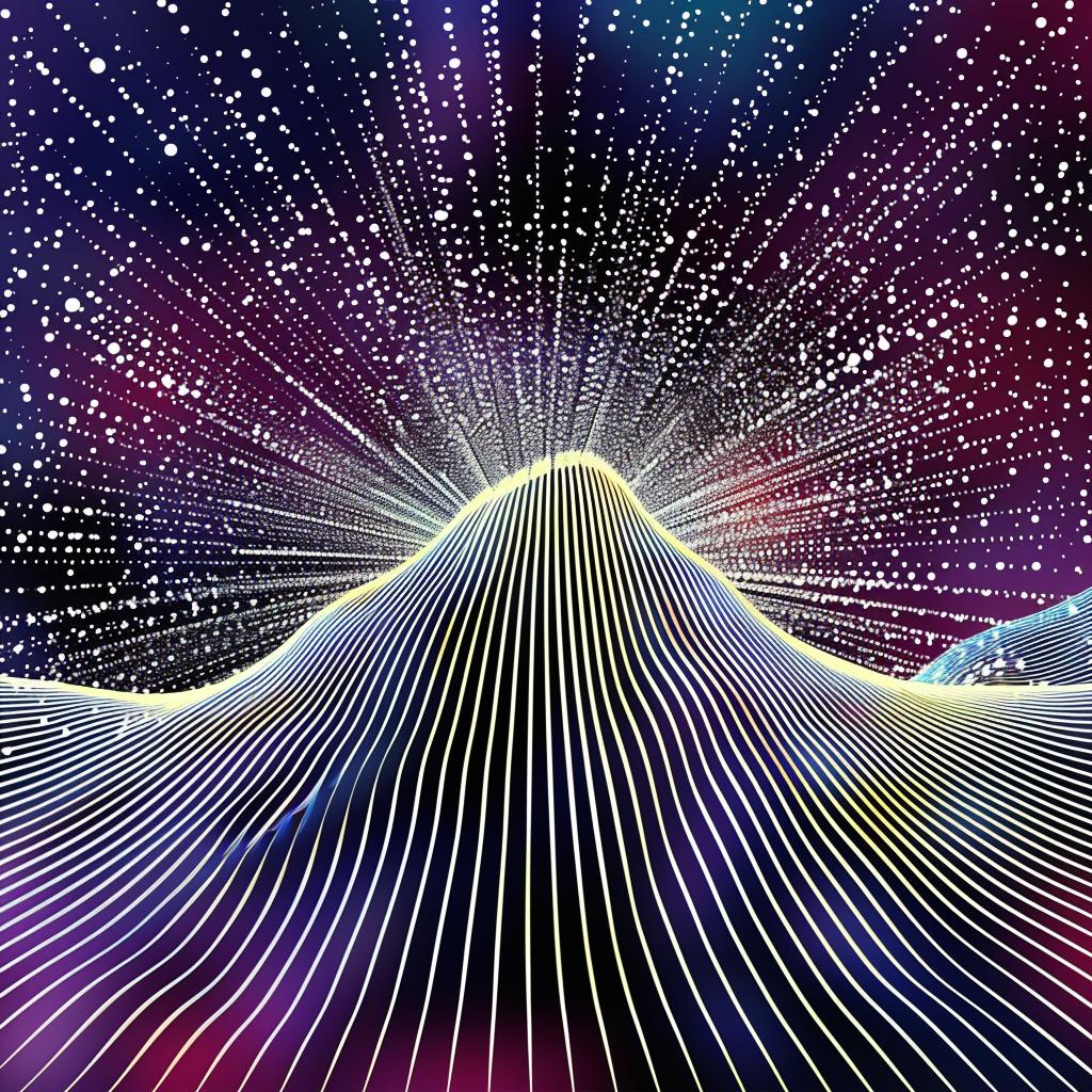 mountain  lines  stars  abstract  sky  digital  art  landscape  night  nature 967394