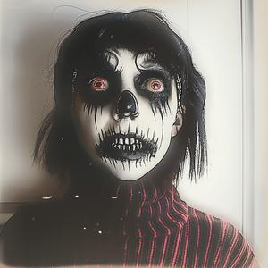 skeleton  face  painted  art  dark  mysterious  halloween  person  creative  expression 1073816