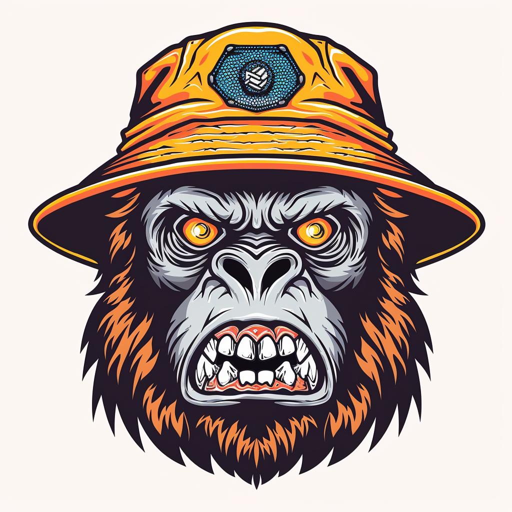 gorilla  head  angry  hat  minimal  artwork  street  culture  anthropomorphic  design 955747