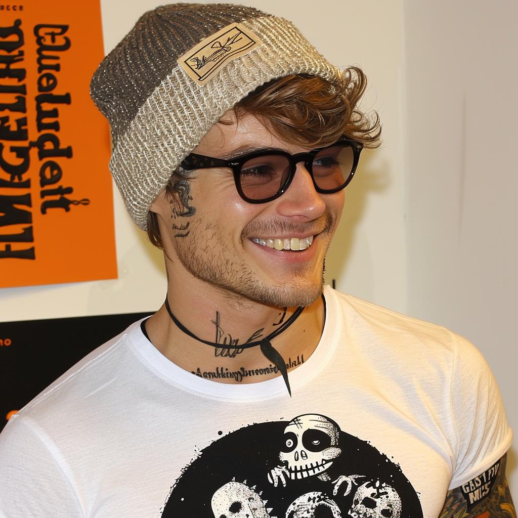 Man  Tattoos  Hat  Smiles  Portrait  Casual  Style  Joyful  Expression  Character 942463