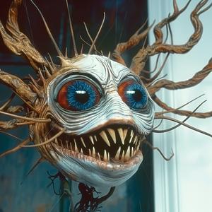 mask  tentacles  horror  creature  1997  weird  dark  fantasy  design  art 1036747