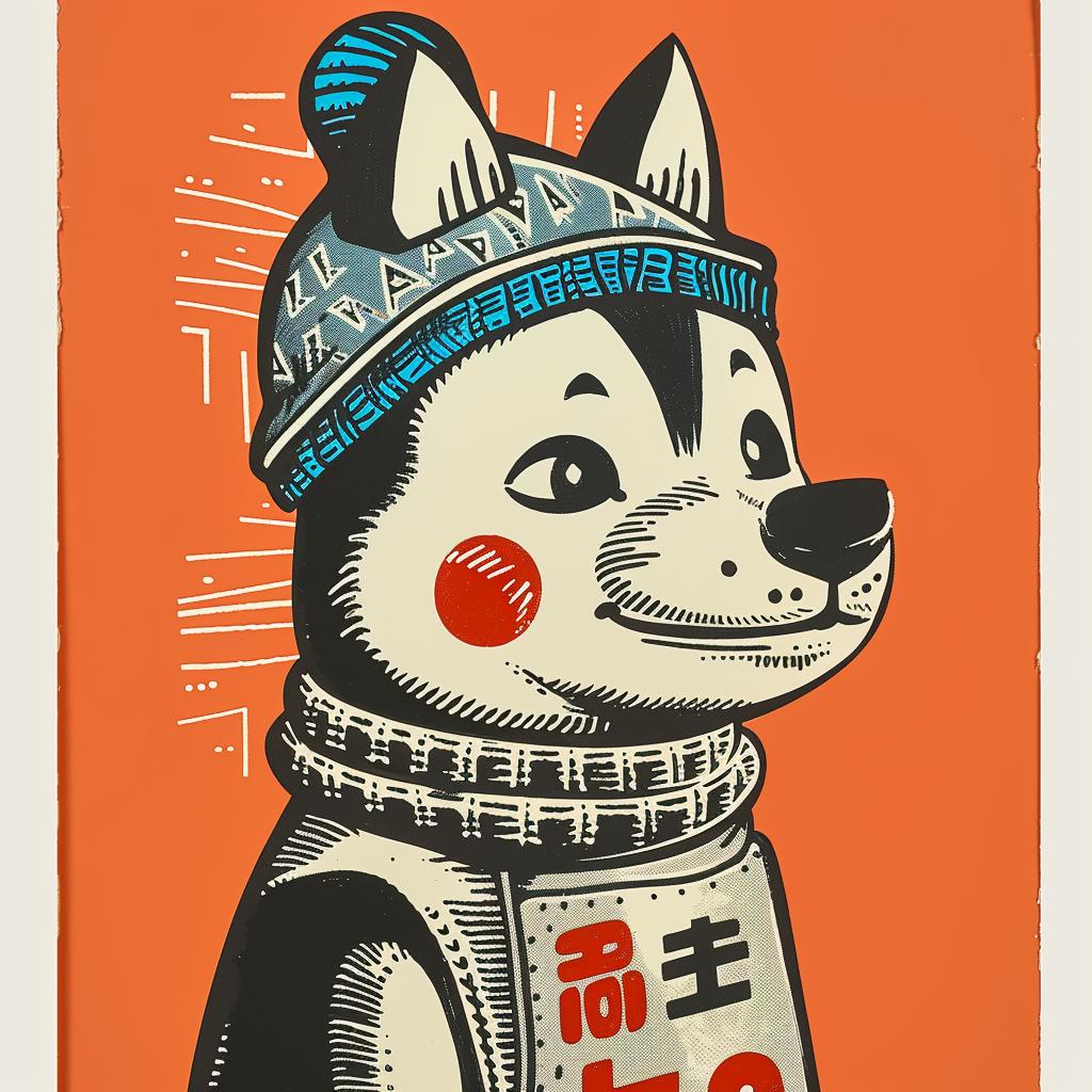 dog  hat  scarf  street  culture  minimal  aggressive  anthropomorphic  animal  urban 959431