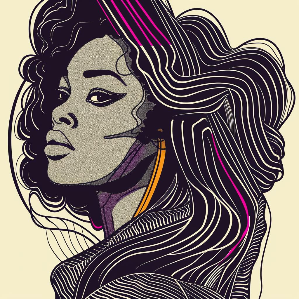 Pop  Art  African-American  model  hair  hat  Troy  Brooks  illustration  colorful 937815