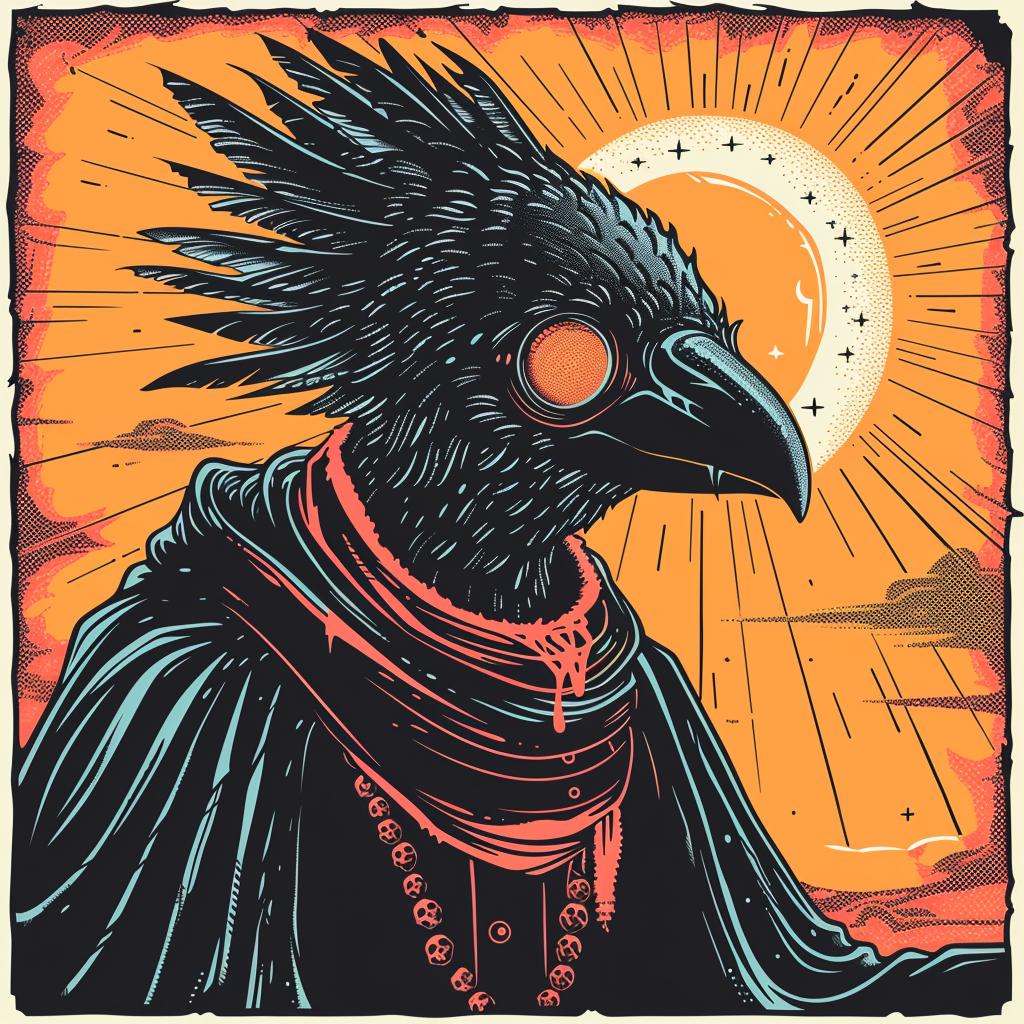 ChrisBachalo  naturalistic  spiritual  terror  dark  arts  occult  crow  person  poster 926311