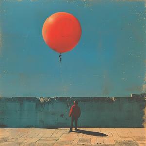 surreal  album  balloon  man  wall  symbolist  creative  Risograph  art  holding 1079381