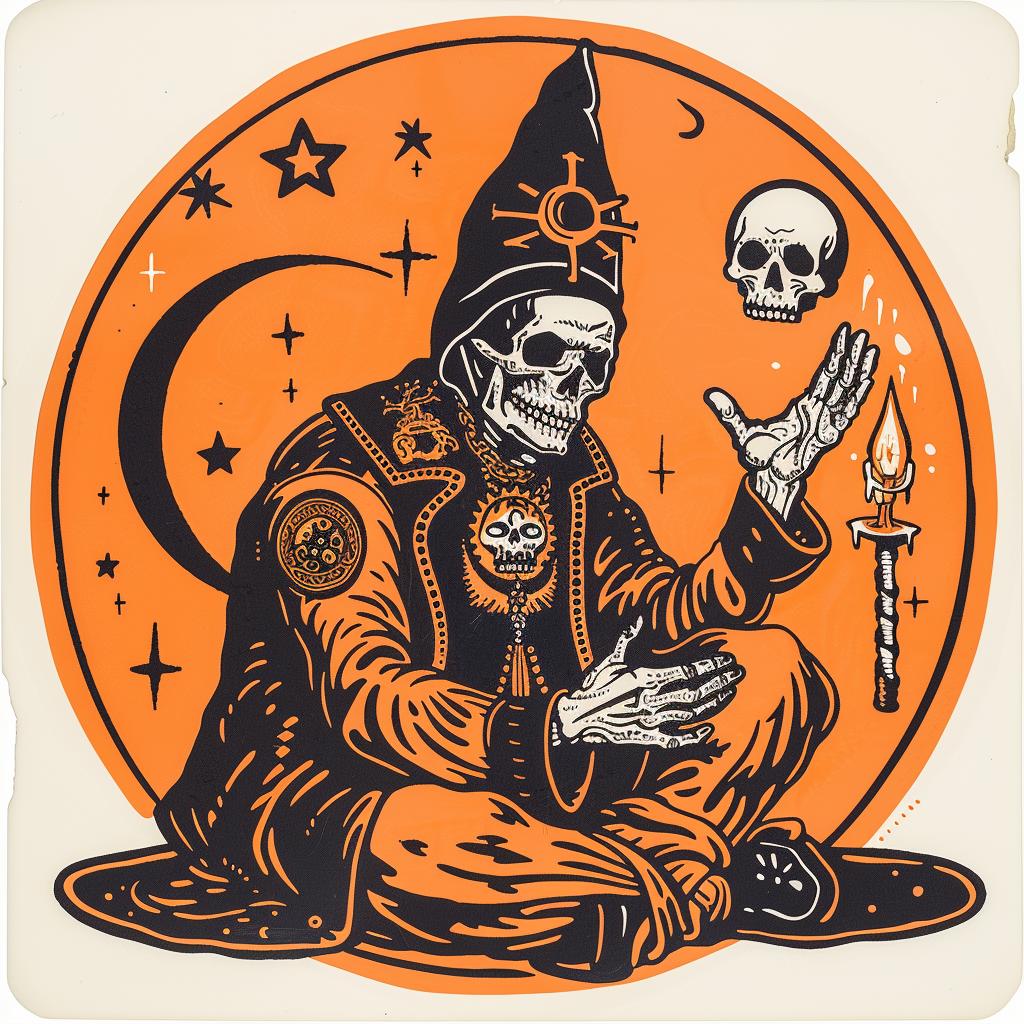 provocative  art  introspective  spiritual  terror  dark  occult  skull  candle  circle 935705