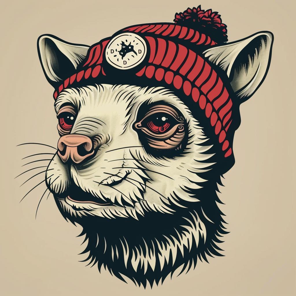 llama  hat  scarf  street  culture  aggressive  minimalist  animal  urban  illustration 959358