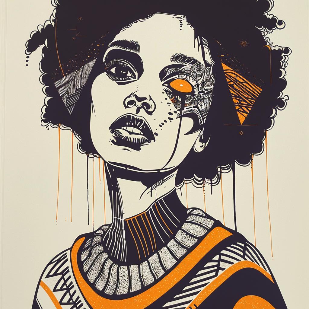 PopArt  poster  woman  afro  TroyBrooks  modern  AfricanAmerican  colorful  illustration  contemporary 939120