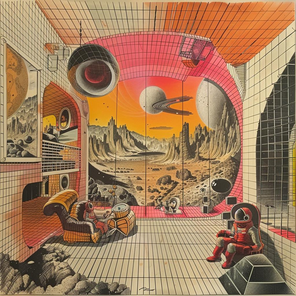 mars  man  computer  painting  space  room  creative  imaginative  artistic  visuals 959669