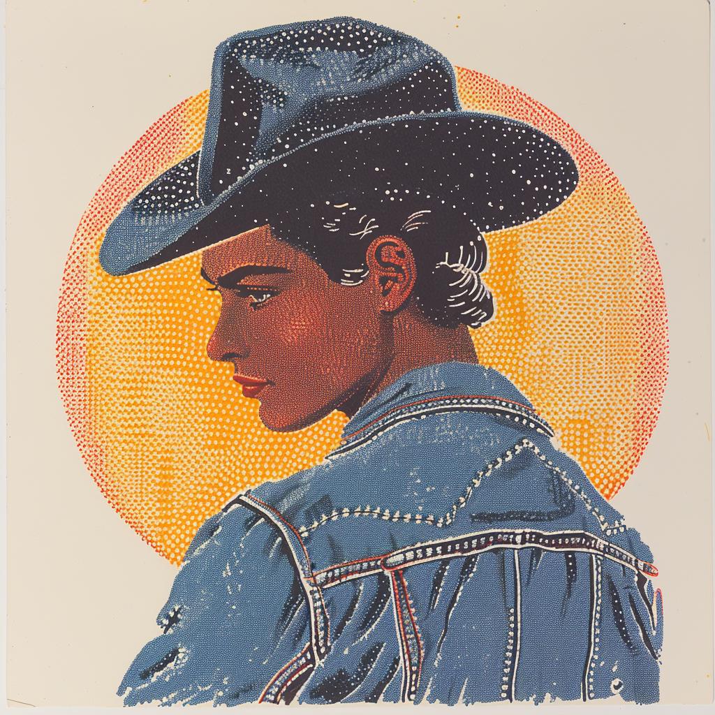 Bauhaus  cowboy  hat  lighting  surreal  art  glow  poster  natural  design 962931