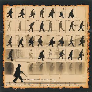 silhouettes  walking  poster  Muybridge  sequences  art  design  illustration  black  people 1067187