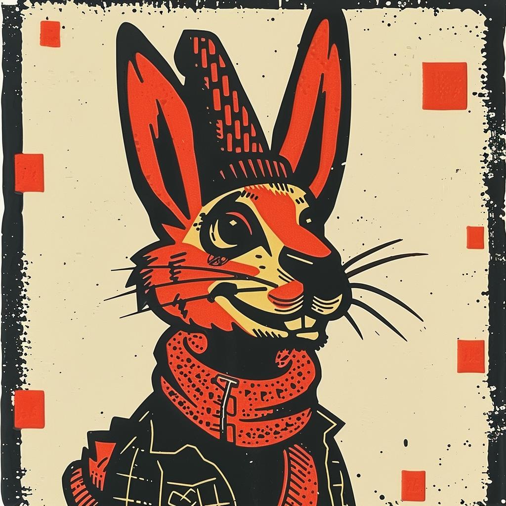jackrabbit  aggressive  streetwise  urban  minimal  poster  scarf  cap  culture  animal 956513