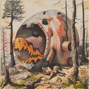 surreal  forest  monster  decaying  fantasy  artistic  nature  colorful  whimsical  imaginative 1036633