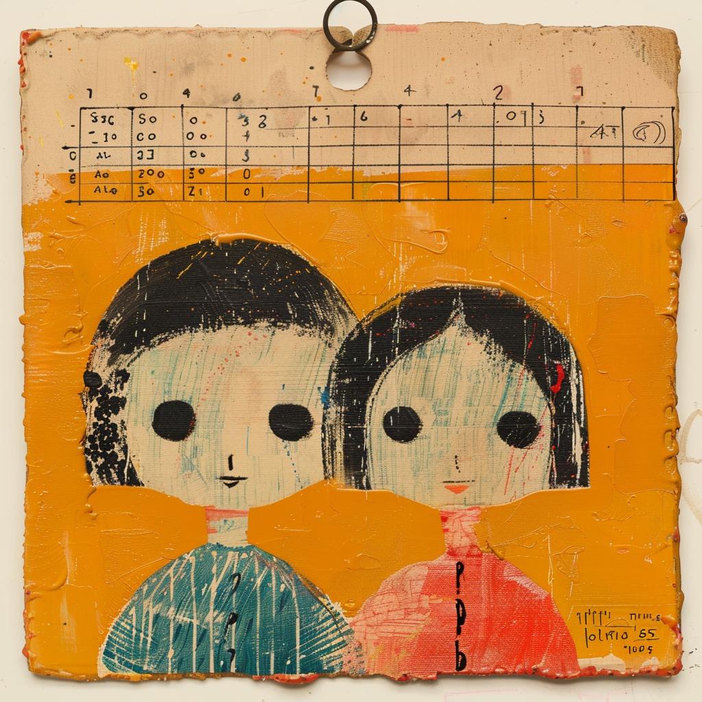 painting  children  yellow  background  encaustic  impasto  Joan  Cornella  vibrant  art 947964