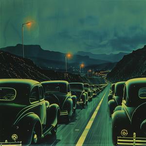 traffic  cars  night  urban  road  surreal  art  movement  city  scene 1079919