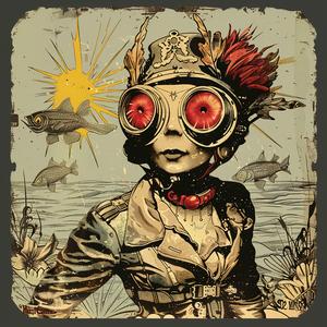 woman  steampunk  outfit  poster  chromolithography  vintage  fashion  illustration  style  art 1058885