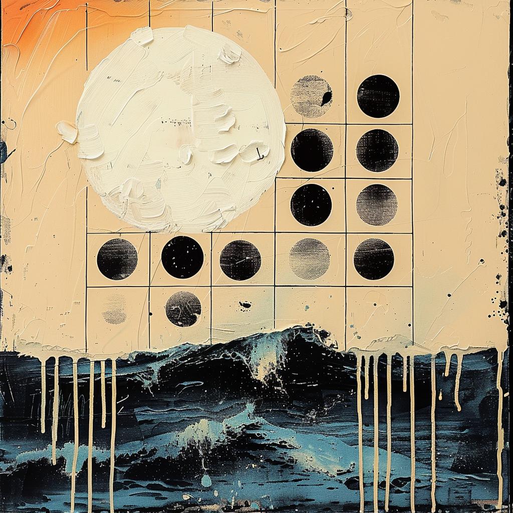 sun  waves  album  cover  1980s  abstract  palette  knife  imperfect  scenes 962322