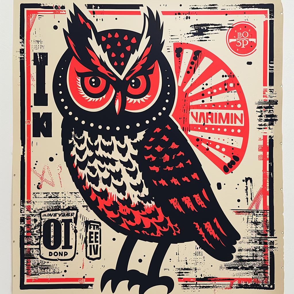 owl  collage  abstract  expressionism  street  culture  vintage  aggressive  minimal  blend 950043