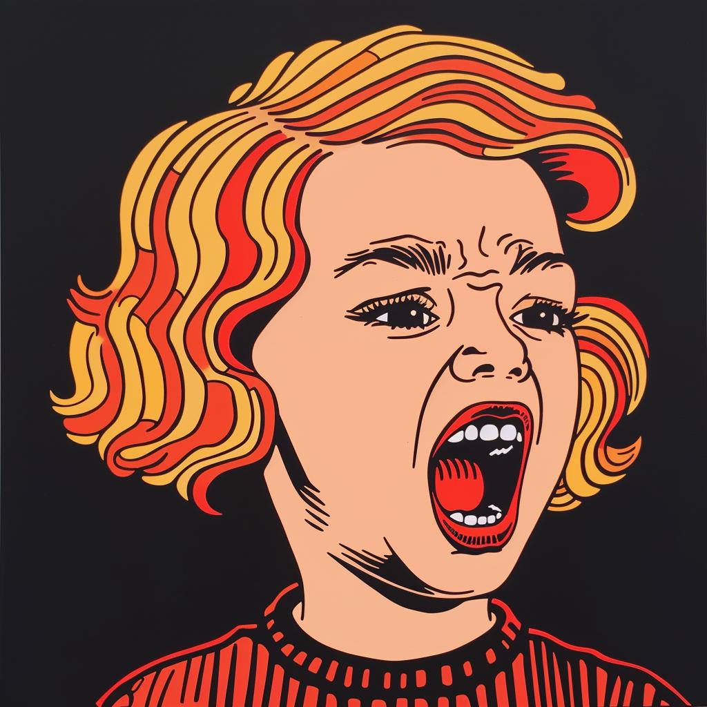 wild  child  toddler  screaming  poster  girl  screaming  graphic  design  emotion 959900