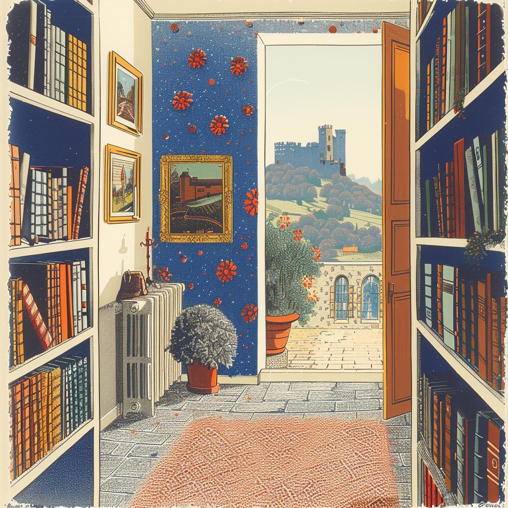 castle  photo  room  books  view  surreal  lighting  artwork  concept  design 963073